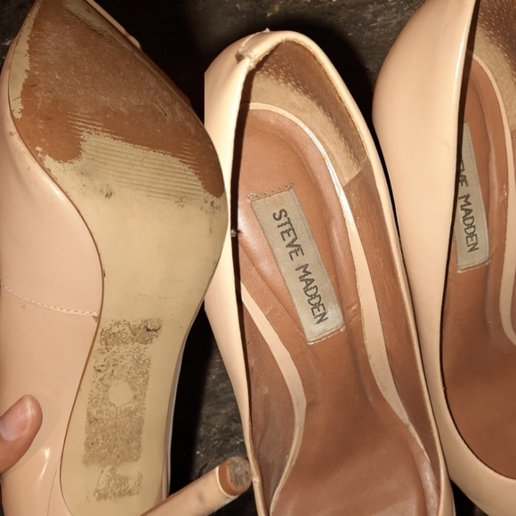 Steve  Madden Beige Heels - Picture 2 of 2